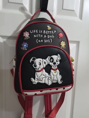 Disney Box Lunch Mini Backpack 101 Dalmations Dog Coin Purse Included NWOT